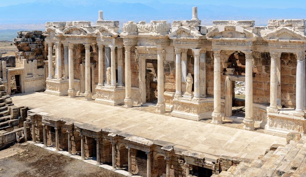 theatre at hierapolis ancient ruins